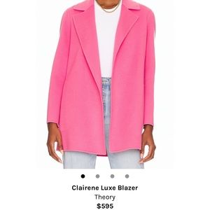 Theory Pink Clariene Jacket